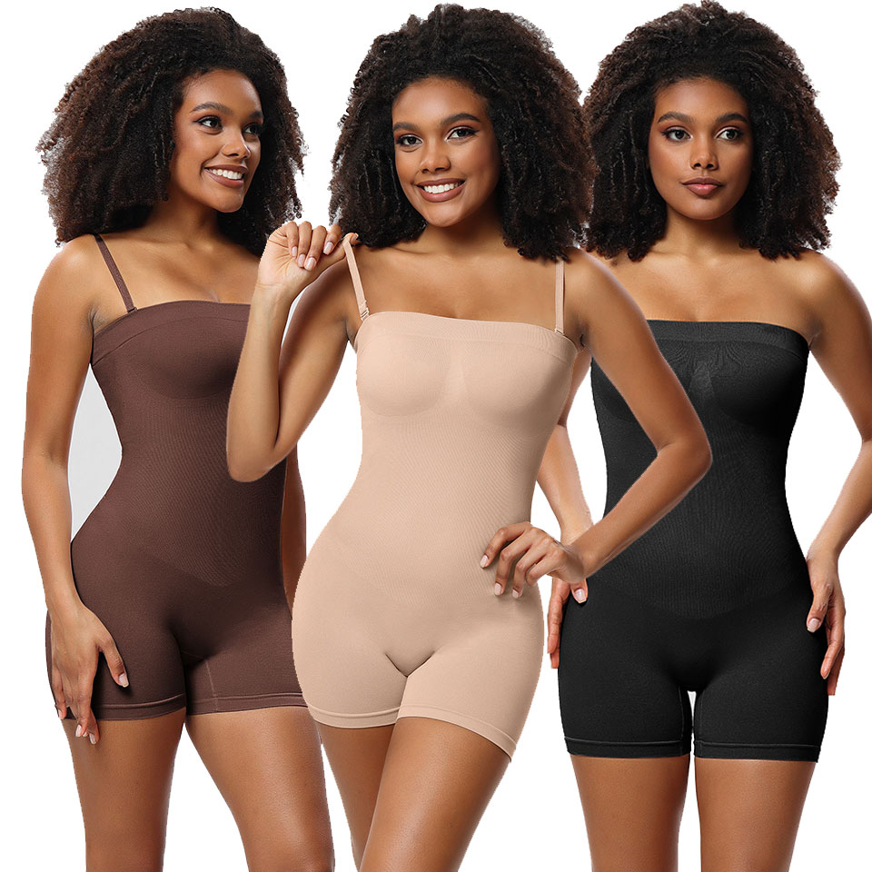 Shapewear Bodysuit Firm - Корректирующее белье без бретелек, боди для