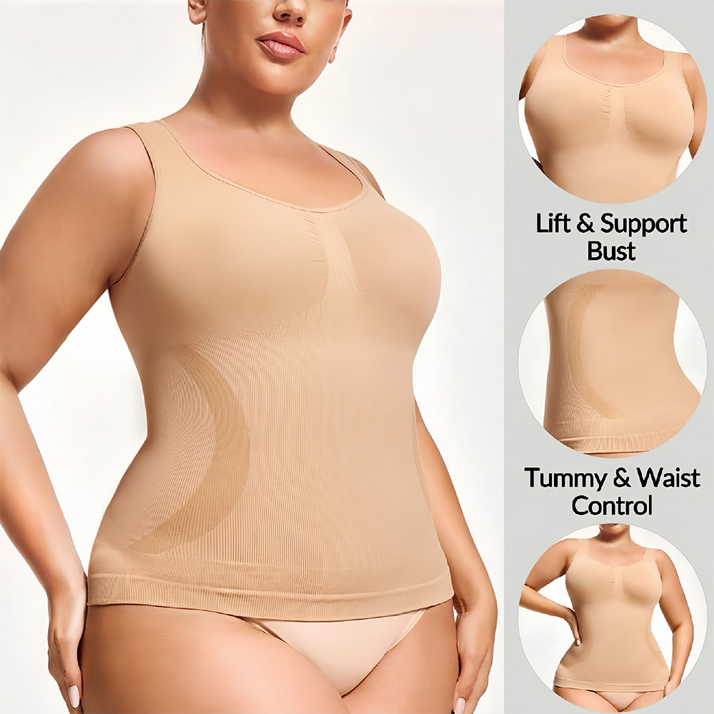 Shapewear Bodysuit Firm - 1 шт. Женская бесшовная корректирующая майка