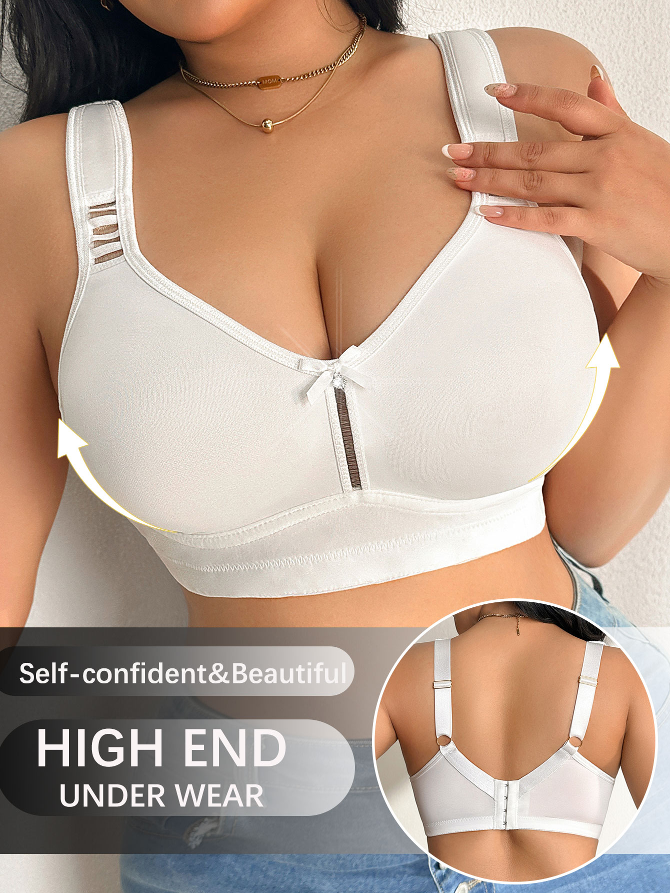 Бесшовный бюстгальтер больших  – обзор и цена Push Up Bra Padded
