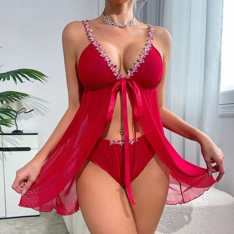 Комплект сексуального белья бо – обзор и цена Babydoll Chemise Night