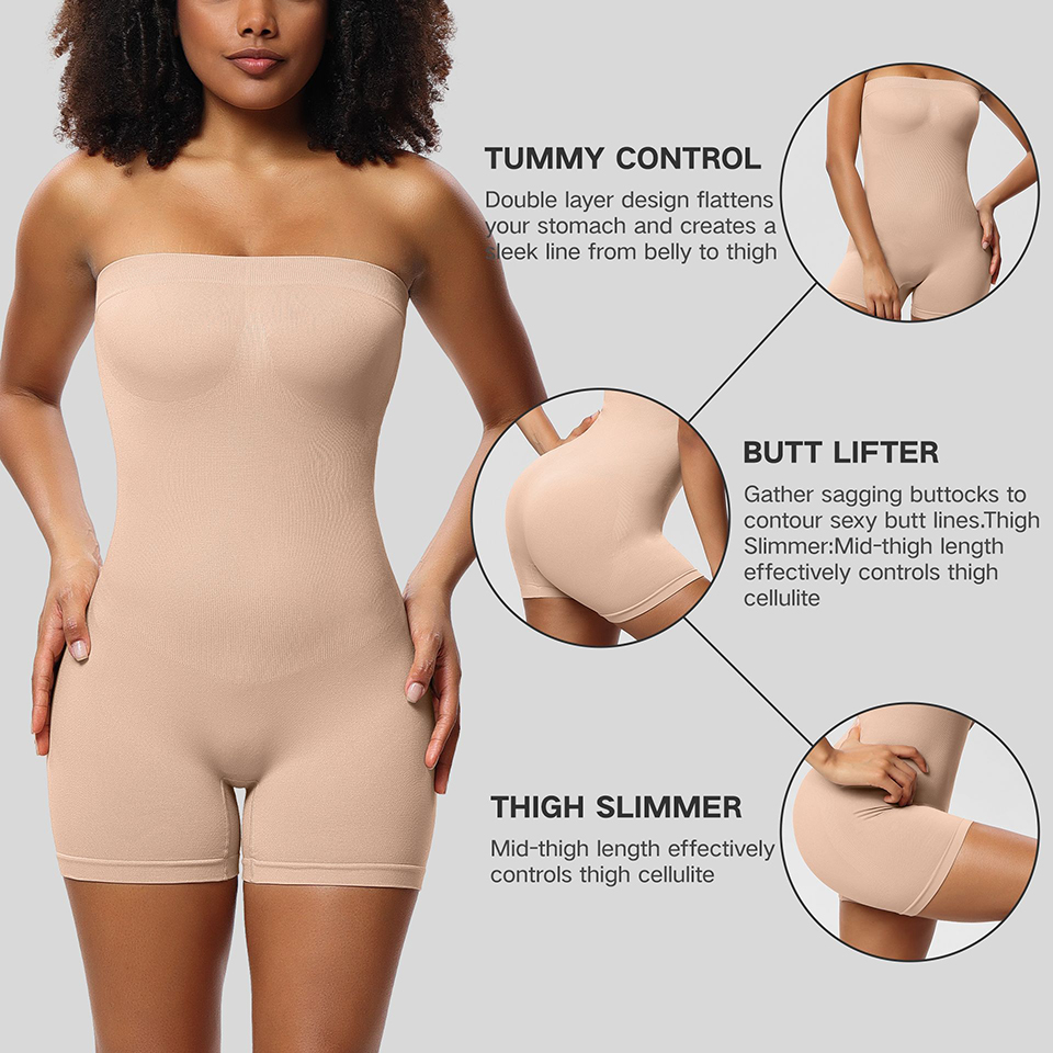 Корректирующее белье без брете – обзор и цена Shapewear Bodysuit Firm
