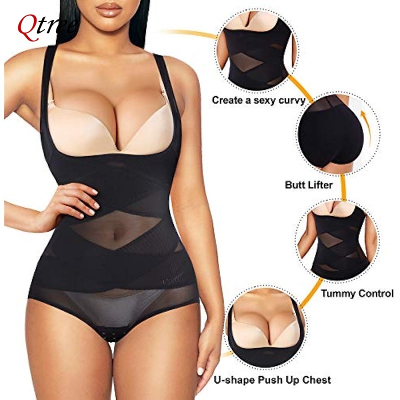 Qtree Fajas Reductoras женский – обзор и цена Shapewear Bodysuit Firm