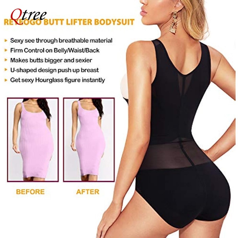 Qtree Fajas Reductoras женский – обзор и цена Shapewear Bodysuit Firm
