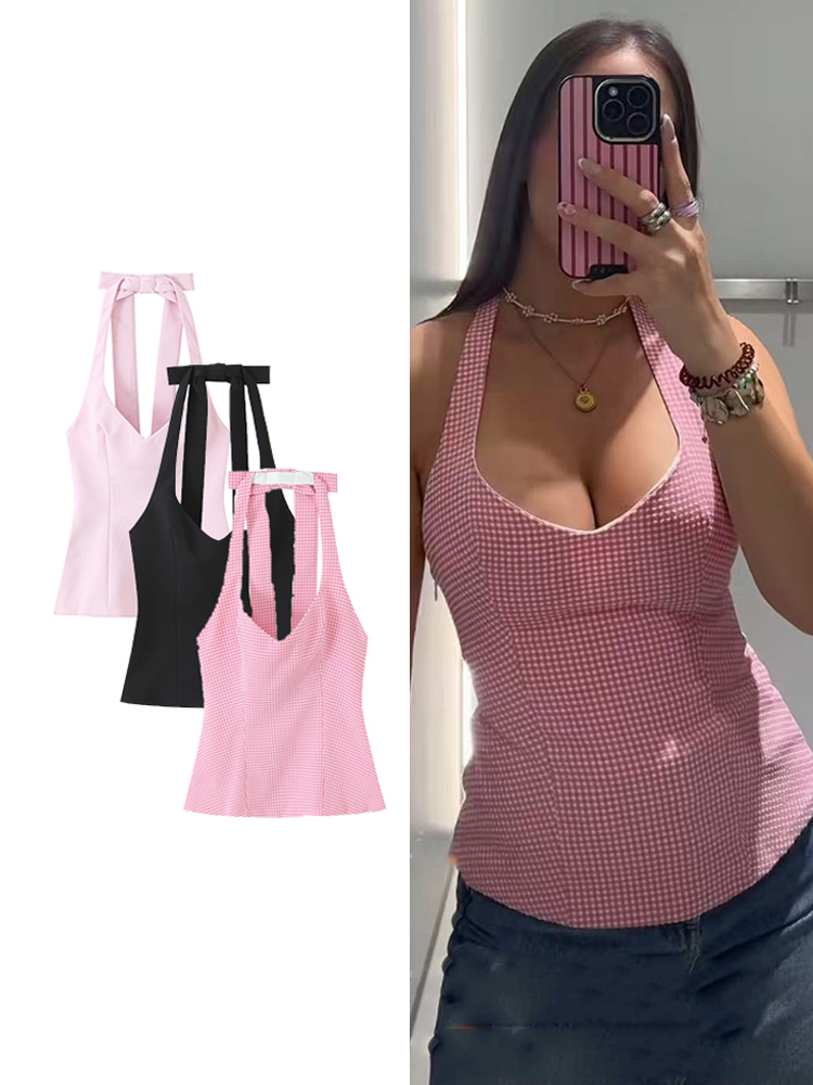 TFMLN женские летние топы на б – обзор и цена Strapless Bra Backless