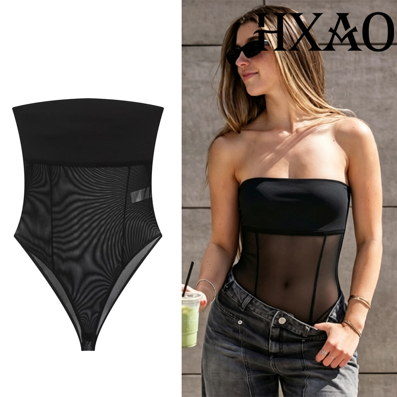 Женское летнее боди HXAO из тю – обзор и цена Strapless Bra Backless